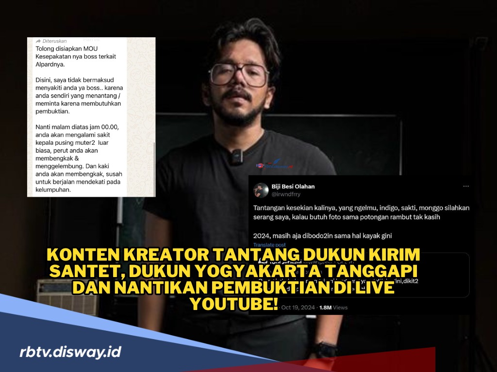 Ini yang Terjadi Ketika CEO Malaka Project Ferry Irwandi Tantang Dukun Menyantet Dirinya Saat Live di YouTube