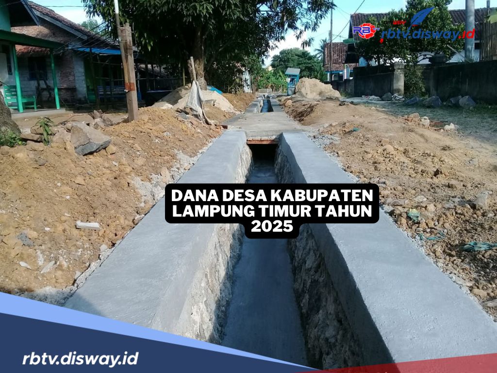 Rincian Dana Desa di Kabupaten Lampung Timur Tahun 2025, Segini Dana yang Diterima Tiap Desa