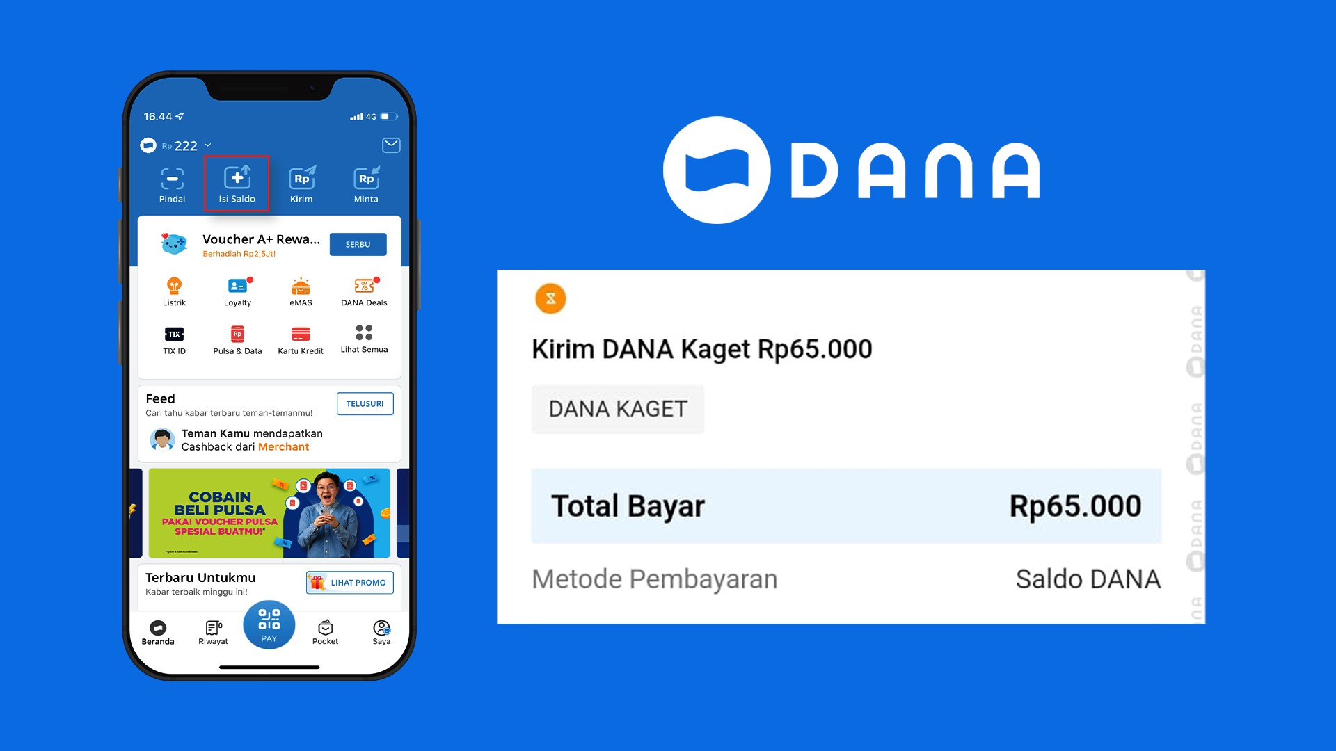 Rezeki Hari Minggu 11 Mei 2025, DANA Kaget Rp 300 Ribu, Ikuti Caranya Berikut