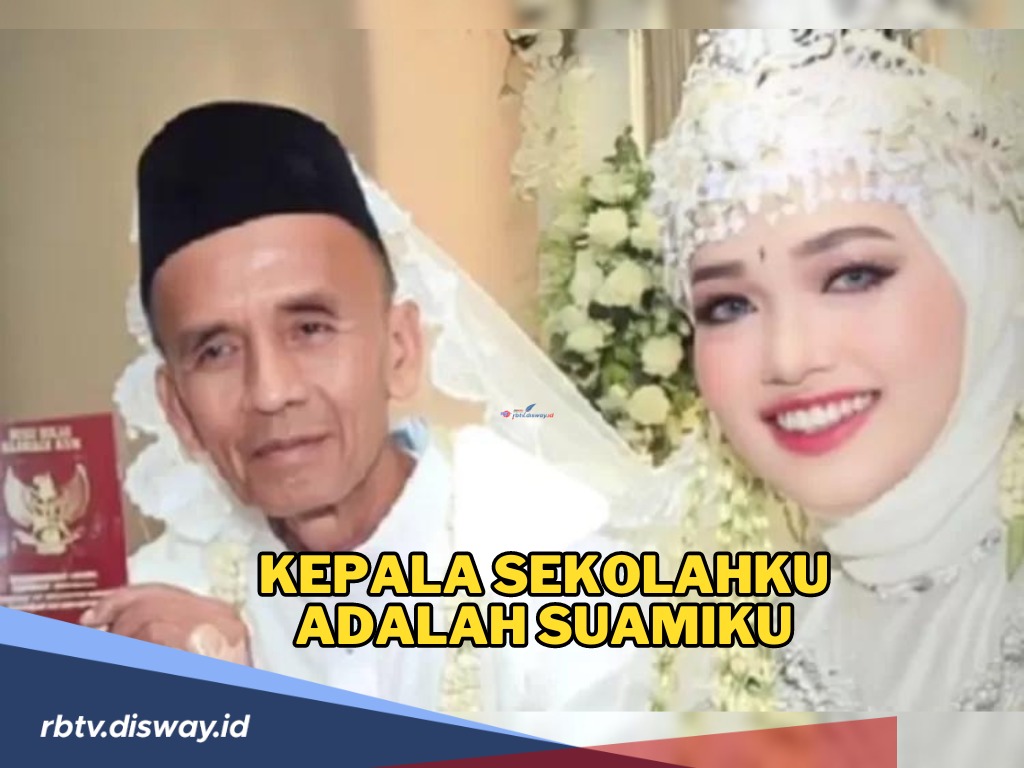 Kepala Sekolahku Ternyata Jadi Suamiku, Begini Awal Mula Kisah Cinta Beda Usia 21 Tahun