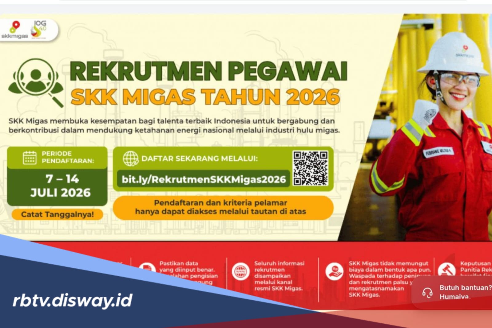 Buruan Daftar Lowongan Kerja di SKK Migas 2026, Ada Banyak Tawaran Karier