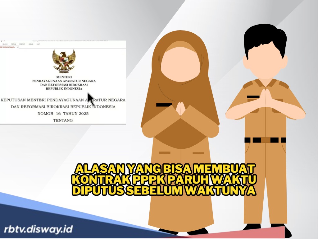 Hati-hati! Ini 11 Alasan yang Bisa Membuat Kontrak PPPK Paruh Waktu Diputus Sebelum Waktunya