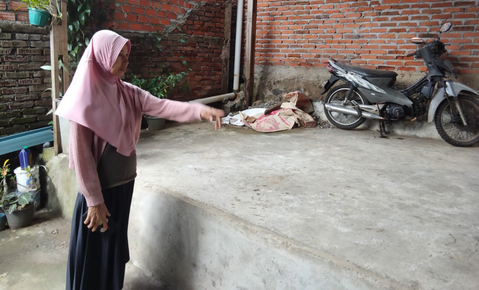 Di Teras Rumah, Motor Pegawai PDAM Kabupaten Bengkulu Tengah Diangkut Maling