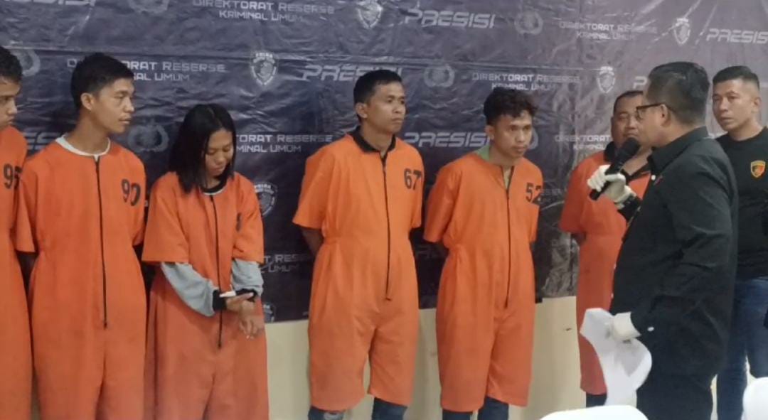 Komplotan Spesialis Rampok Nasabah Bank Asal Rejang Lebong Berjumlah 7 Orang  Ditangkap