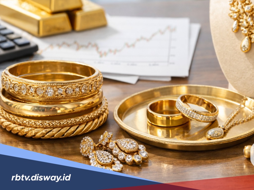 Update Harga Emas Perhiasan Hari Ini, Rabu 28 Januari 2026 Mulai Naik Tipis