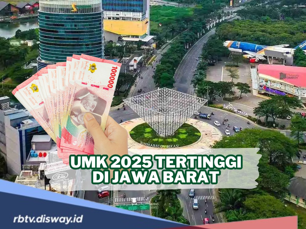 Naik 6,5 Persen, Ini Kabupaten dan Kota yang Mendapatkan UMK Tahun 2025 Tertinggi di Jawa Barat