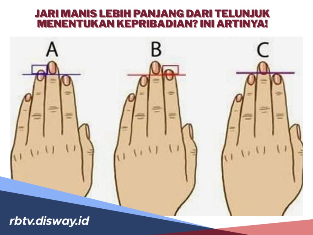 Arti Jari Manis Lebih Panjang daripada Telunjuk, Bisa Tunjukkan Kepribadian Seseorang