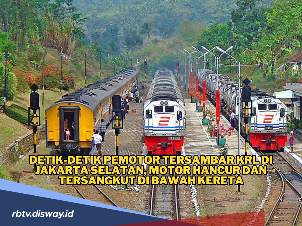 Pemotor Tersambar KRL di Jakarta Selatan, Ditemukan Tersangkut di Bawah Kereta