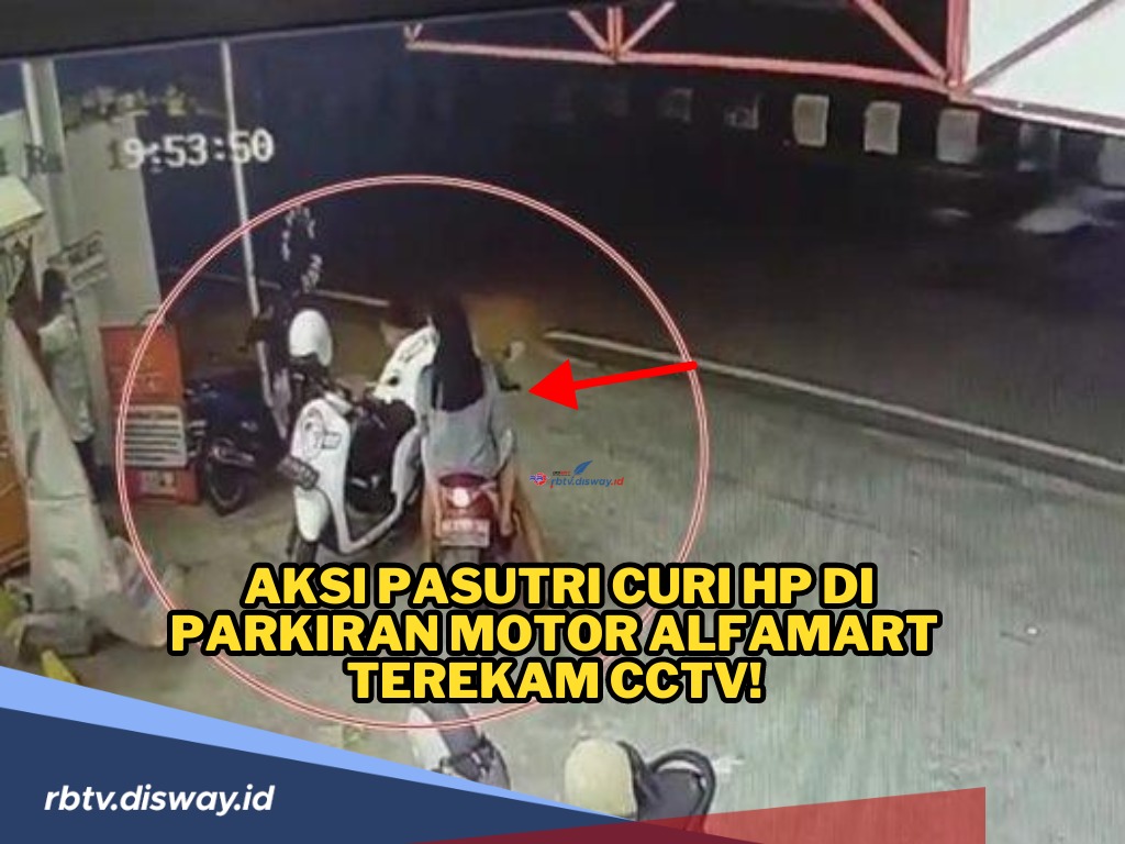 Penampakan Pasutri Curi HP di Parkiran Alfamart yang Terekam CCTV, Ini Pengakuanya Saat Ditangkap Polisi 