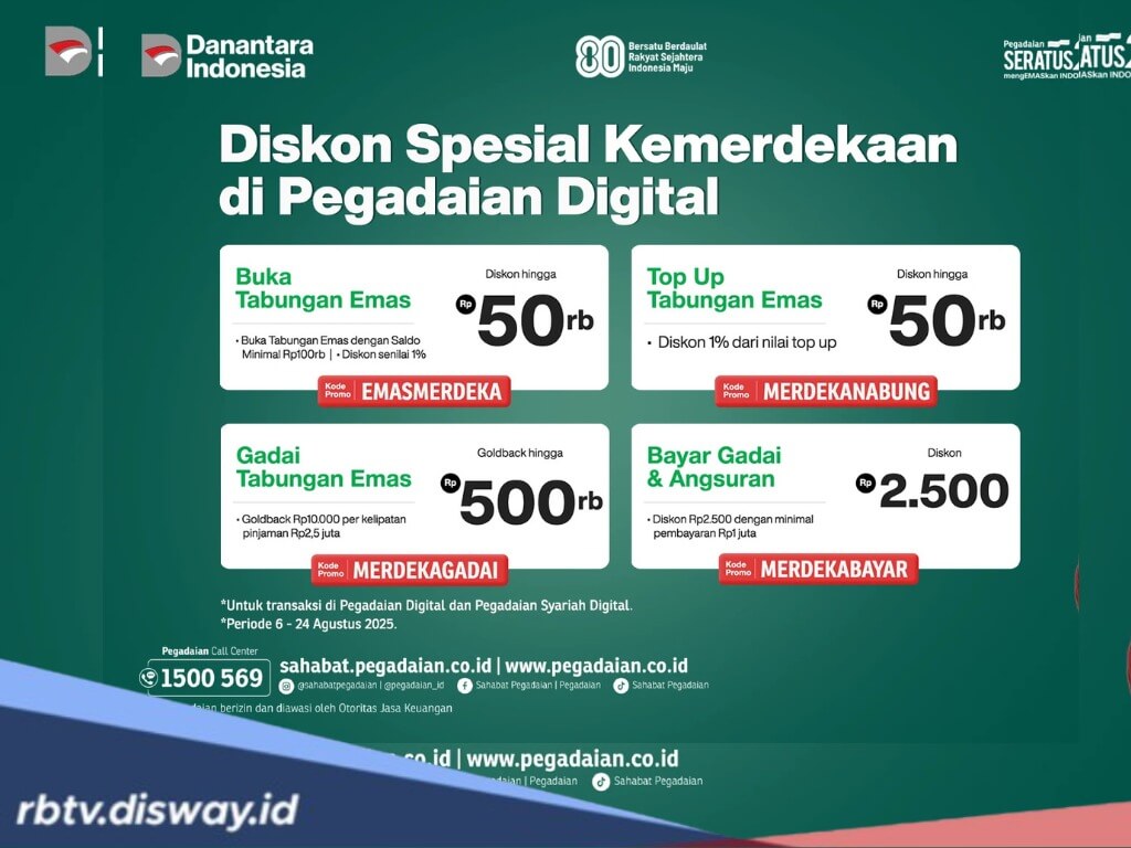 Pegadaian MengEMASKan Indonesia Lewat 4 Promo Hari Kemerdekaan Republik Indonesia