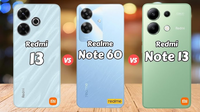 Redmi 13 Vs Realme Note 60 Vs Redmi Note 13, Perbandingan 3 HP Unggulan yang Menarik