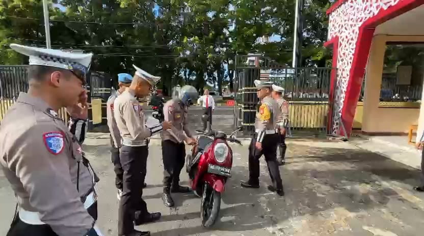 Tidak hanya Warga Sipil, Puluhan Anggota Polresta Bengkulu juga Dirazia