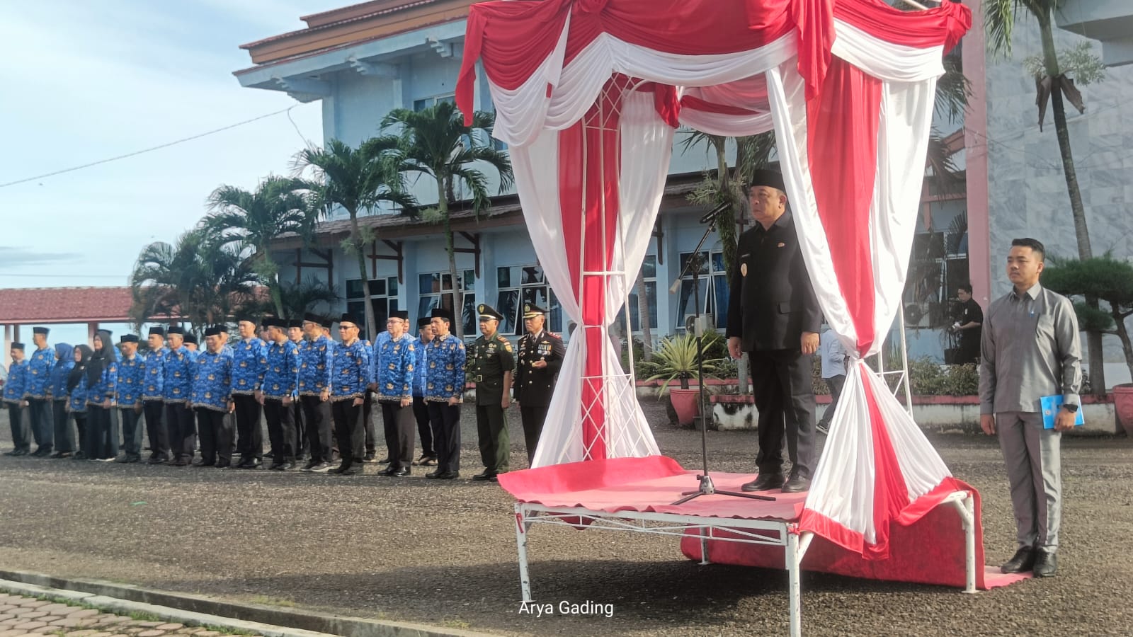 Apel Akbar Pemkab Seluma di Hari Otonomi Daerah ke 29, Wakil Bupati Gustianto Sampaikan Hal Ini