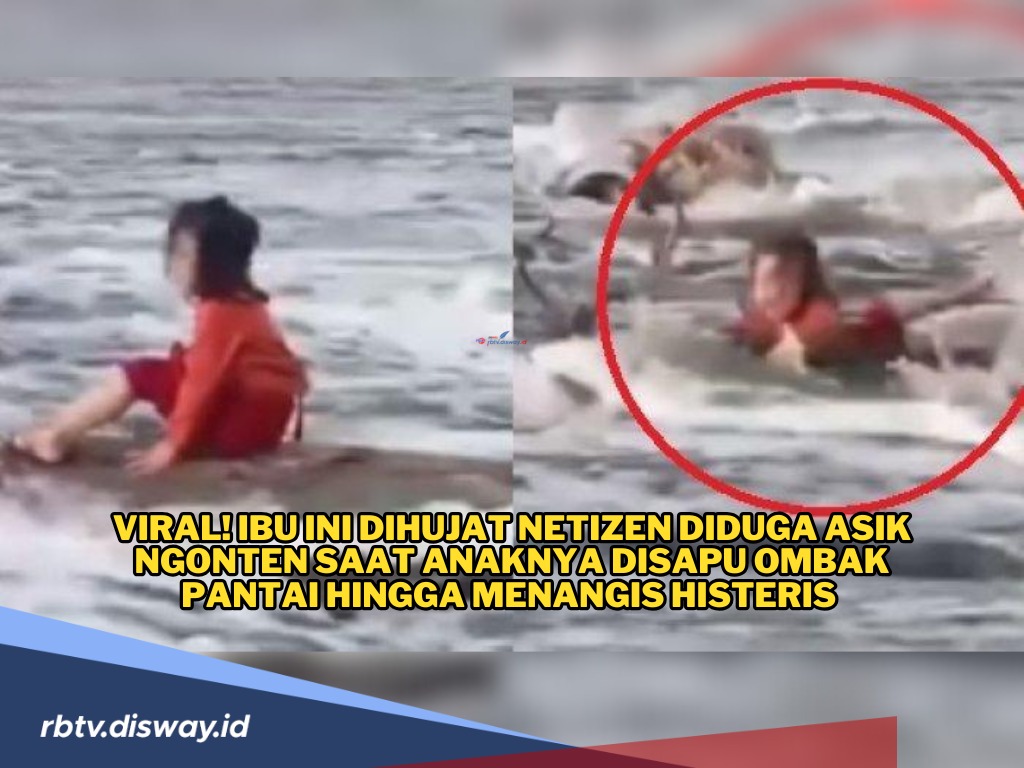 Wisata ke Pantai, Bocah Perempuan Nyaris Tersapu Ombak, Diduga Karena Ini