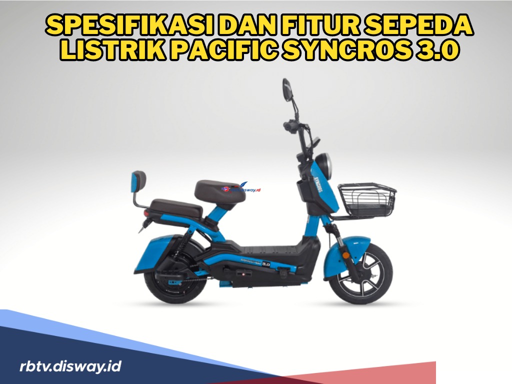 Spesifikasi dan Fitur Sepeda Listrik Pacific Syncros 3.0, Murah dan Punya 4 Mode Berkendara