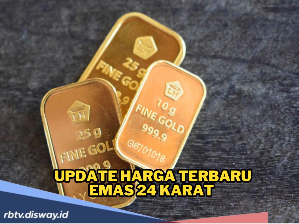 Cek Daftar Lengkap Harga Emas 24 Karat Hari Ini Sabtu 10 Mei 2025, Antam, UBS dan Galeri 24 Turun Tajam!