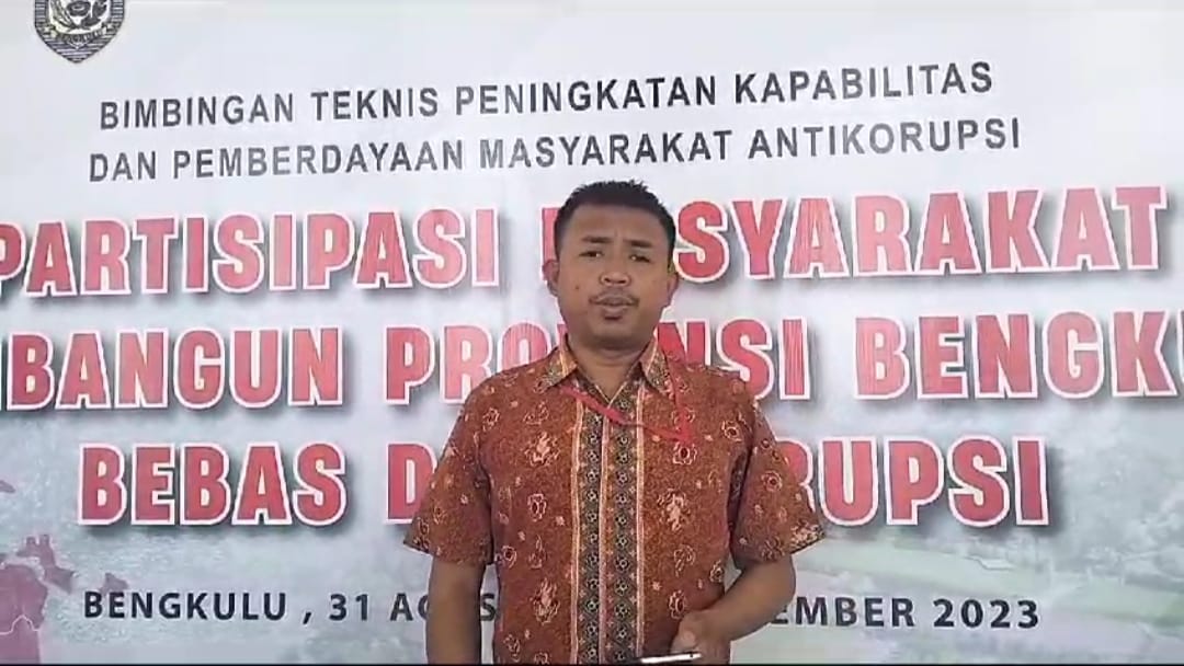 Ini Kritik Untuk KPK dari Pemuda Asal Seluma Terkait Carut Marut Aset Pemerintah Daerah