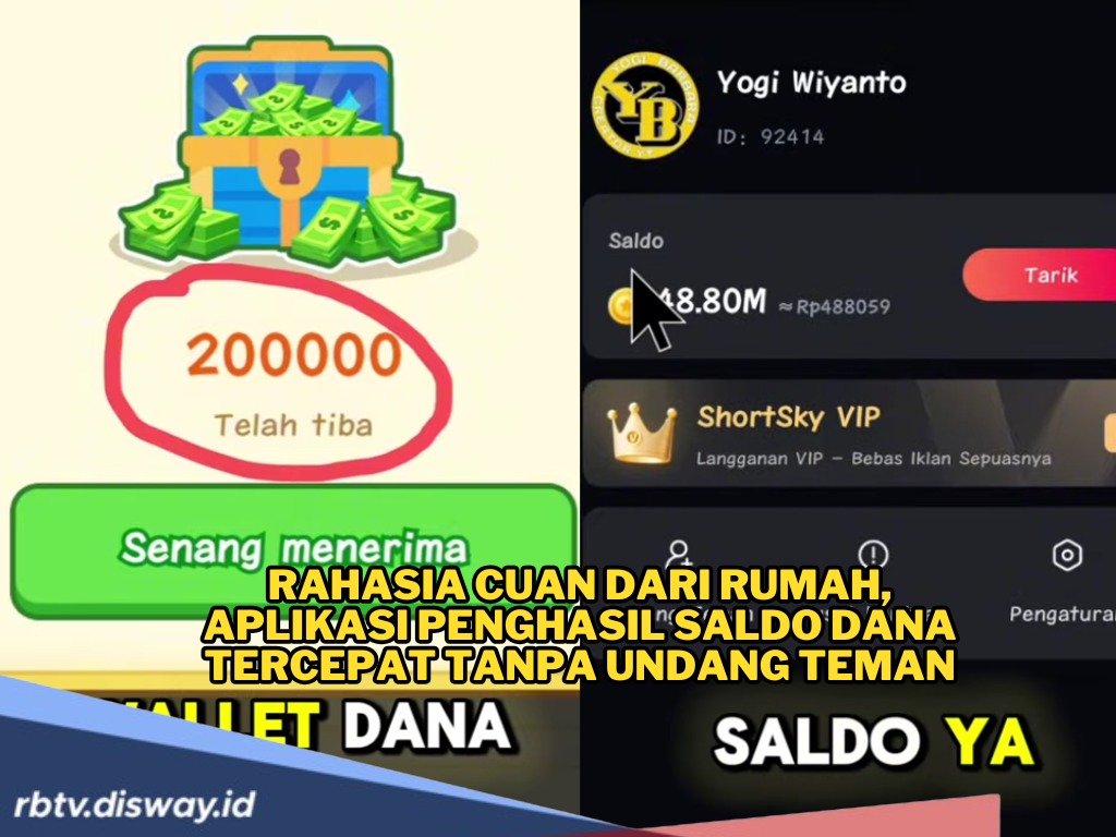 Ini Aplikasi Penghasil Saldo DANA Tercepat Tanpa Undang Teman, Cocok Buat Sampingan