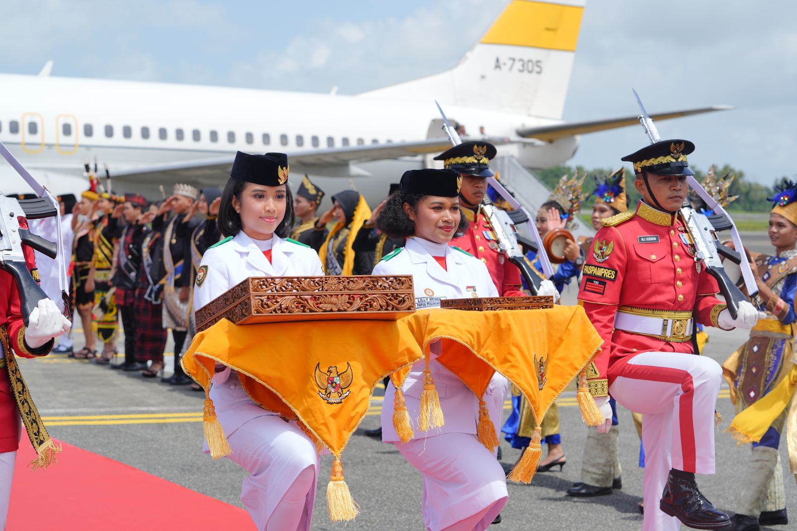 Duplikat Bendera Pusaka dan Teks Proklamasi Tiba di Kalimantan Timur, BPIP: Simbol Perjuangan Bangsa