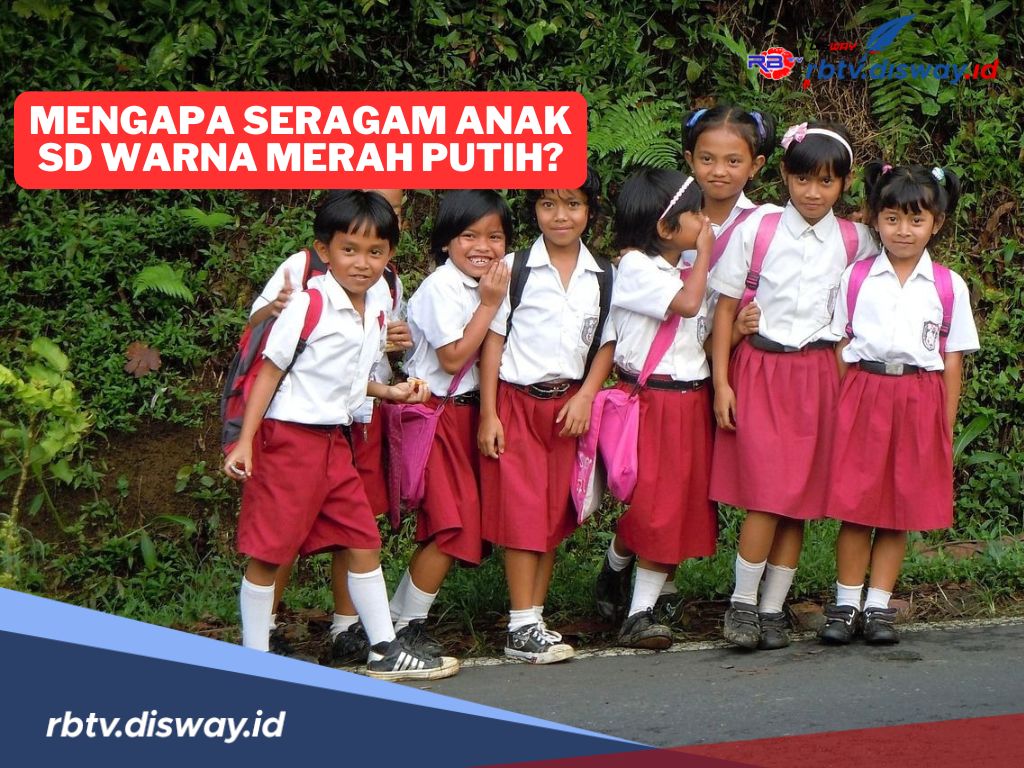 Mengapa Seragam Anak SD Berwarna Merah Putih? Ternyata Ini Sejarah Awal Mulanya