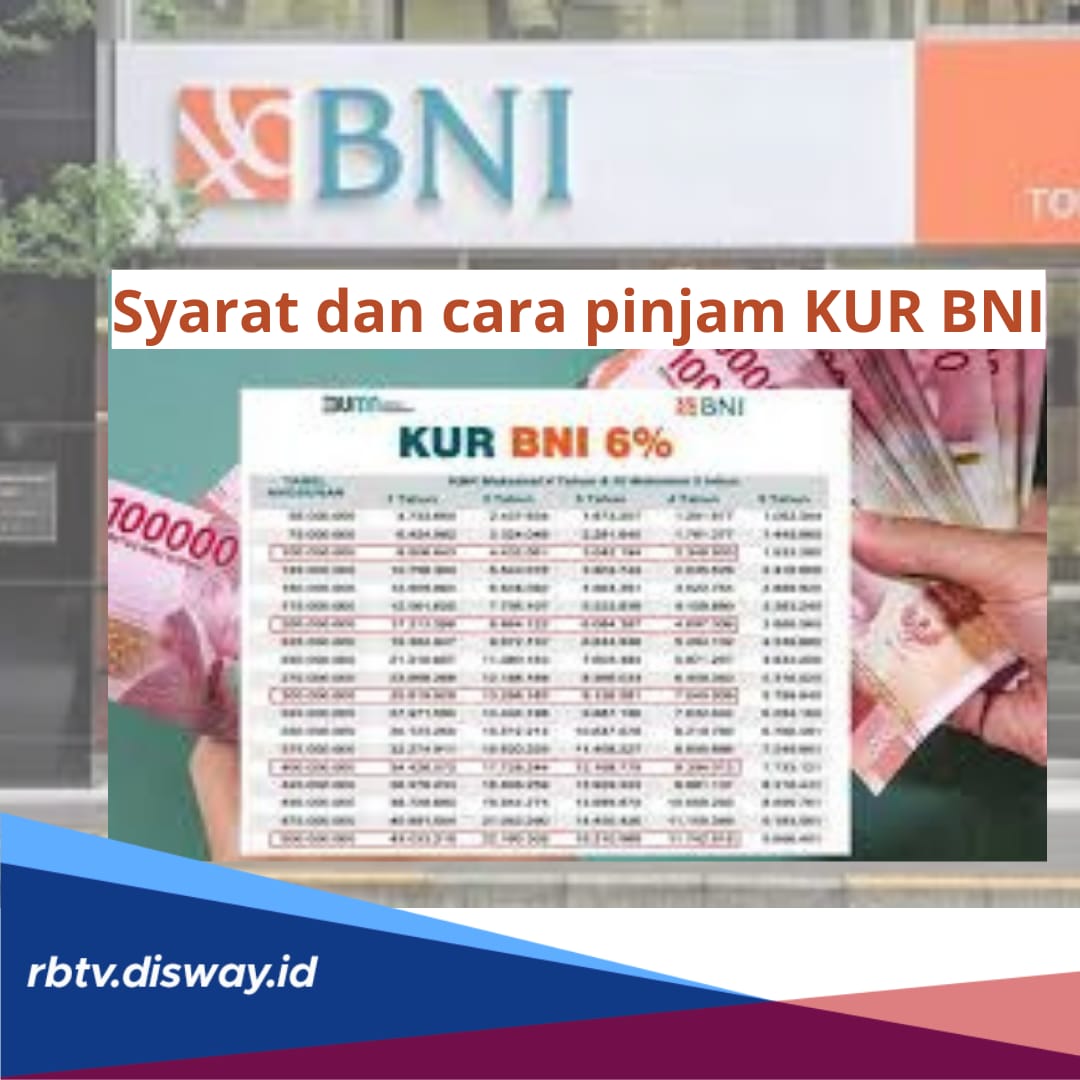 Syarat dan Cara Pinjam KUR BNI 2024, Minimal Punya Usaha dan Pengajuan Bisa Secara Online