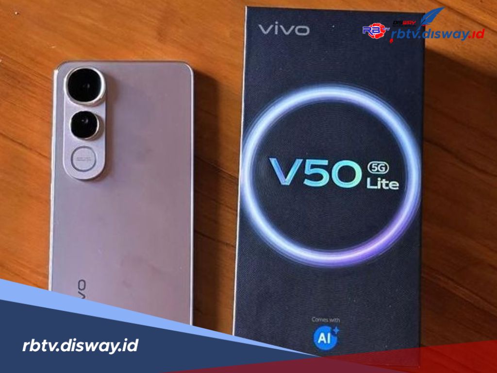 Vivo V50 Lite Tangguh, Stylish dan Super Kencang! Ini Spesifikasi Lengkapnya