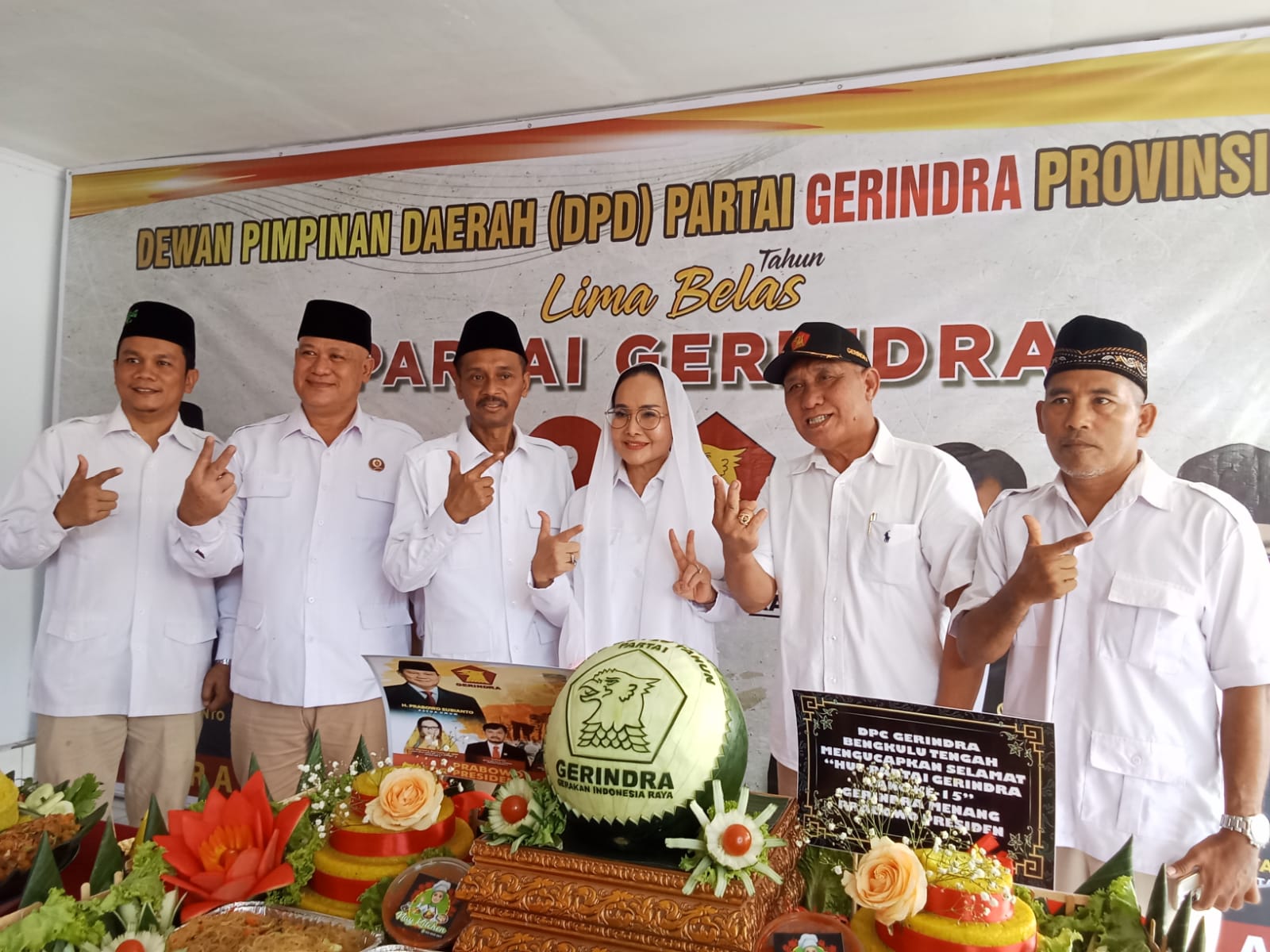 Wasek Gerindra Herwin Suberhani Gelorakan Semangat Perjuangan, Siap Menangkan Prabowo Presiden 2024
