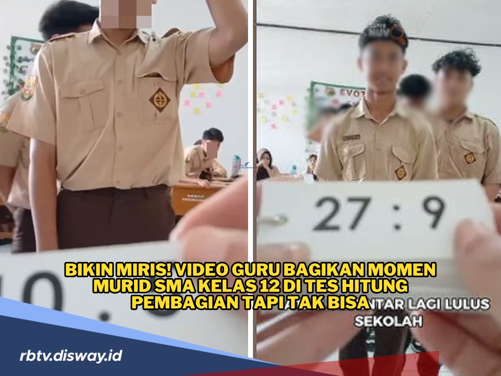 Miris! Guru Ini Bagikan Video Momen Murid SMA Tak Bisa Hitung Pembagian 