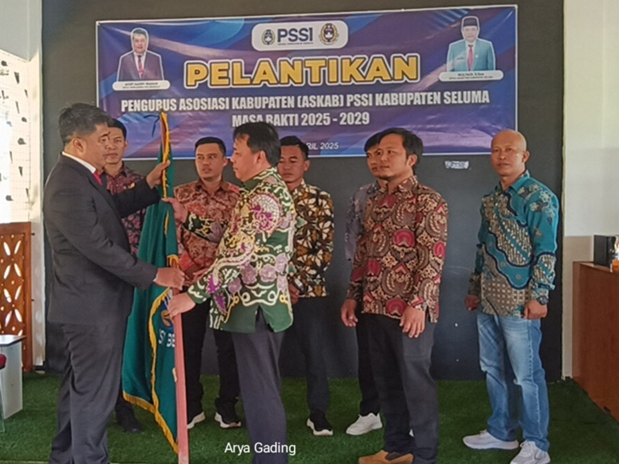 Pengurus Askab PSSI Seluma 2025-2029 Dilantik Ketua Asprov PSSI Bengkulu. Mulyadi Siap Cetak Talenta Hebat
