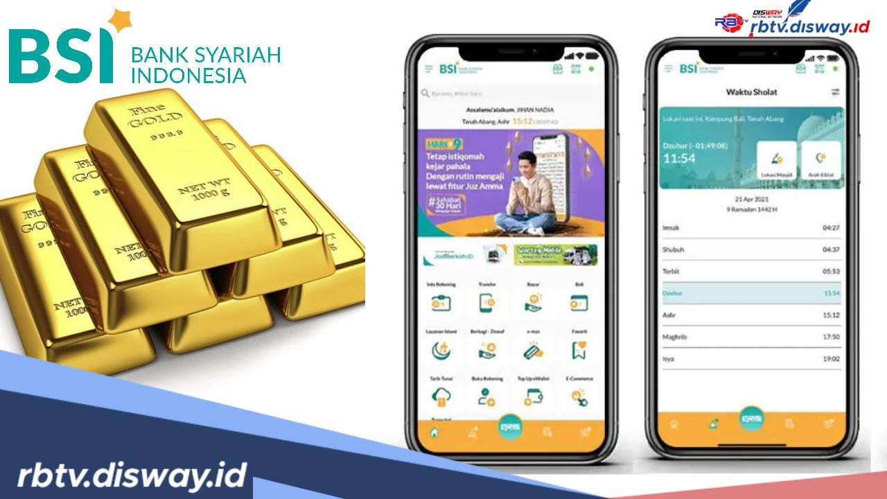 Nikmati Investasi Teransuransi, Begini Simulasi Tabungan Emas di BSI, Sesuai Syariat Islam