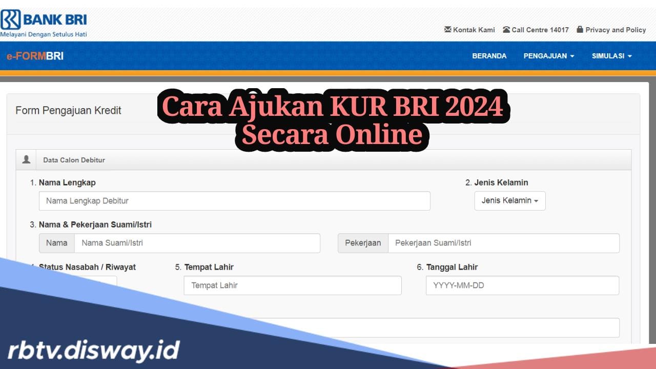 Lebih Mudah, Begini Cara Pengajuan KUR BRI 2024 Secara Online untuk Bantuan Modal Usaha UMKM