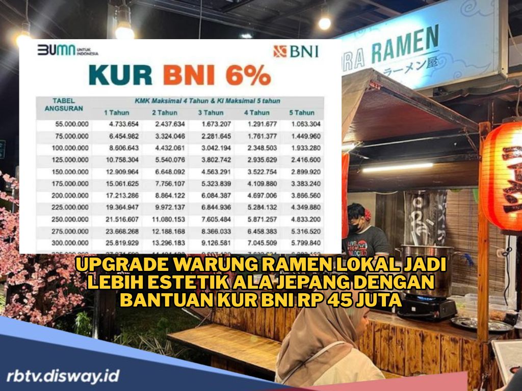 Warung Ramen Lokal Naik Kelas Lewat KUR BNI Rp 45 Juta, Bebas Pilih Cicilan