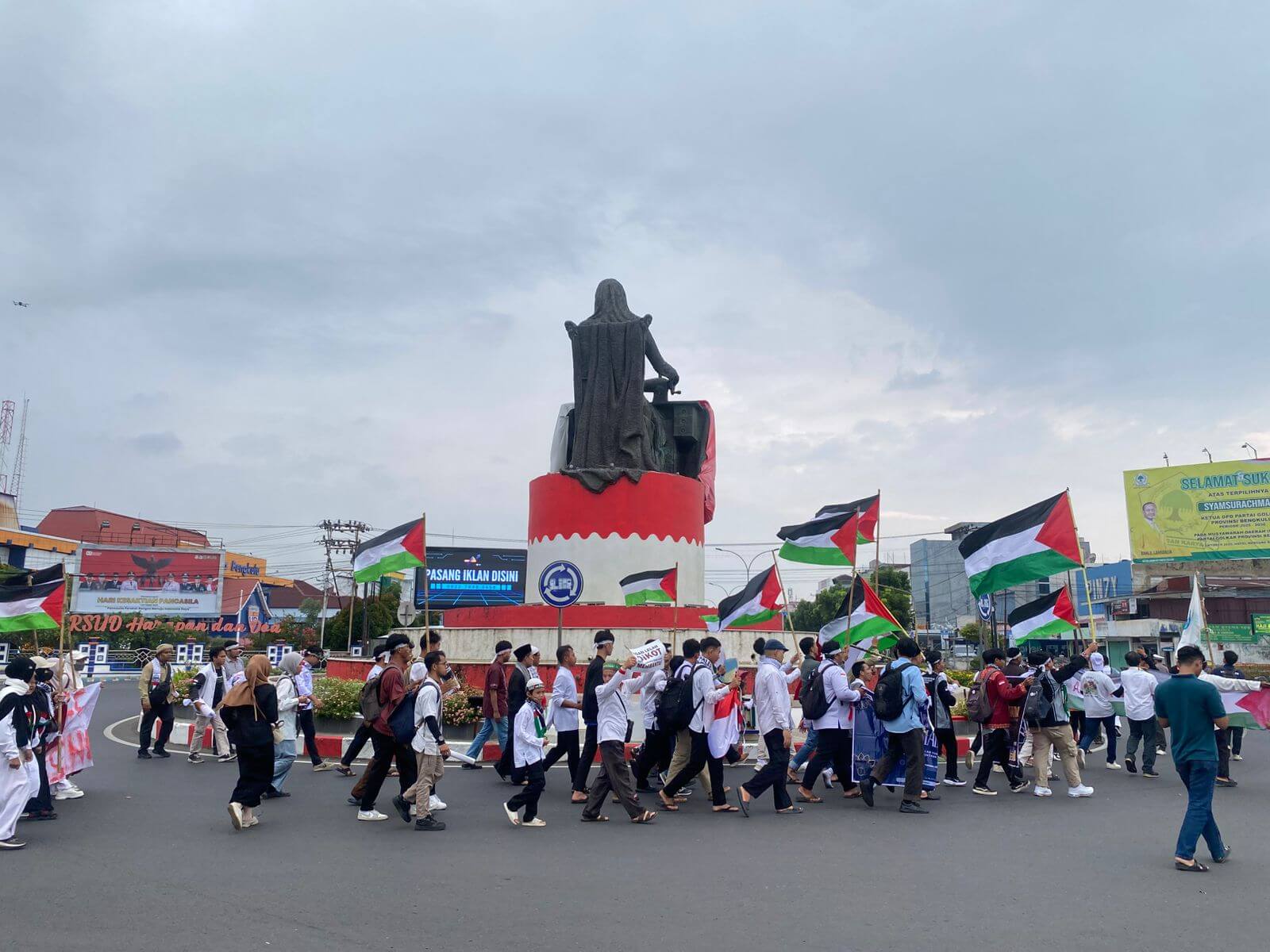 PW KAMMI Bengkulu Gelar Aksi Damai, Serukan Kemerdekaan Palestina