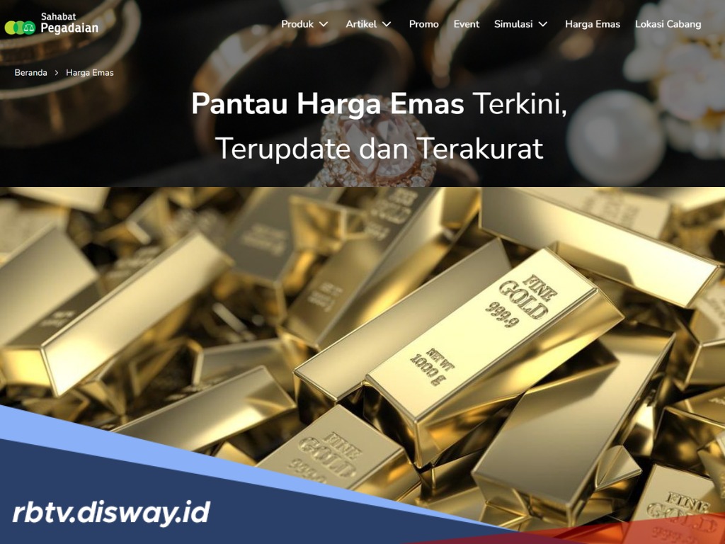 Kembali Menguat, Simak Harga Emas di Pegadaian Hari Ini Kamis 15 Mei 2025