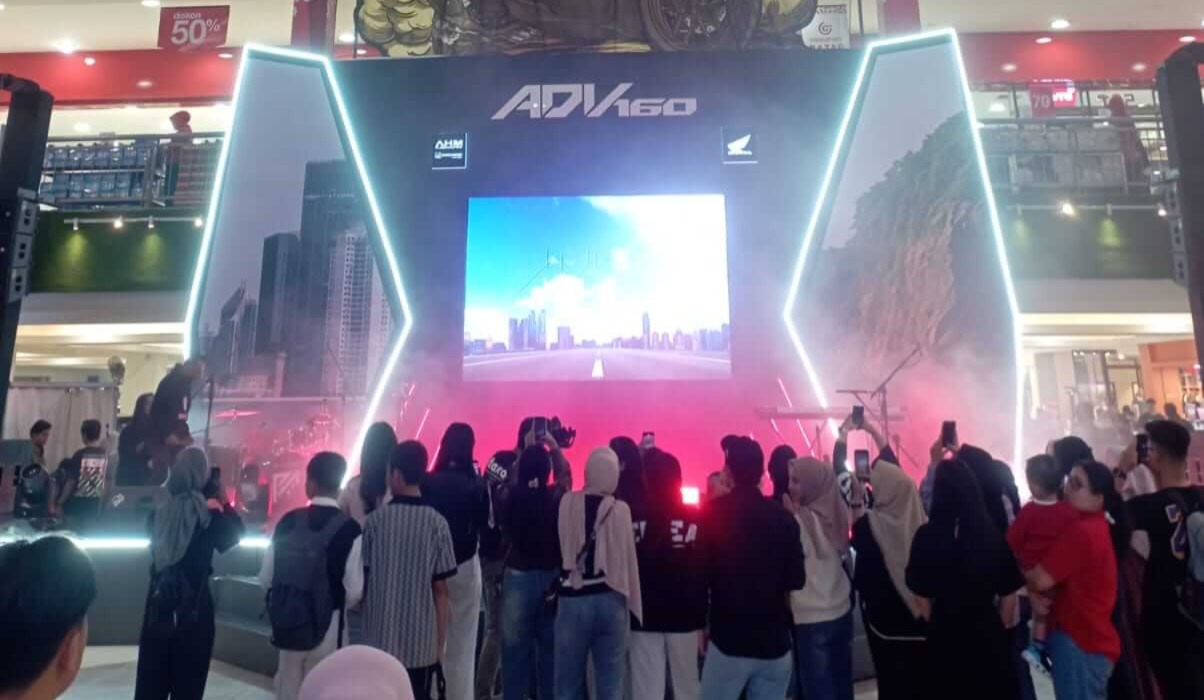 Sensasional, Astra Motor Bengkulu Launching  New Honda ADV160 di Bencoolen Mall Bengkulu