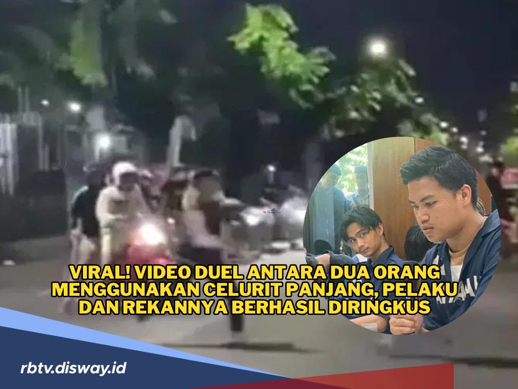 Heboh! Video Dua Pria Duel Pakai Celurit Panjang, hanya Karena Perkara Ini