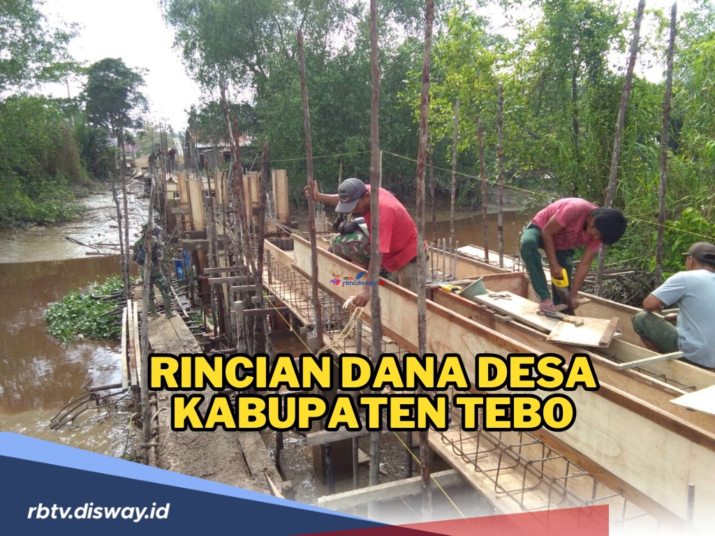 Rincian Dana Desa Kabupaten Tebo Provinsi Jambi 2024, Beberapa Desa Dapat Lebih dari Rp 1 Miliar