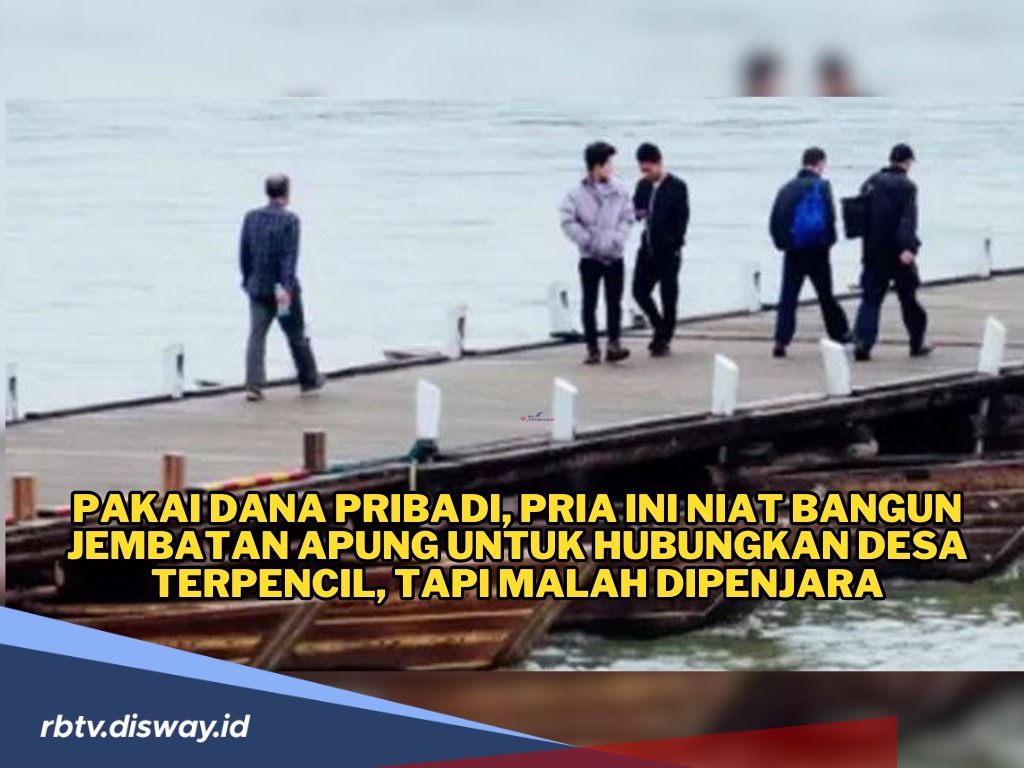 Pria Ini Bangun Jembatan Pakai Dana Pribadi, Niat Baiknya Malah Jadi Bumerang