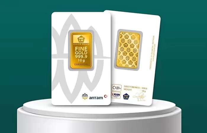 Harga Emas Antam di Pegadaian Berkilau di Akhir Pekan, Tembus Segini per Gram 