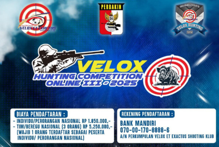 Segera Daftar Kejurnas Berburu Babi Hutan Liar Velox Online III-2025, Banjir Hadiah Fantastis 