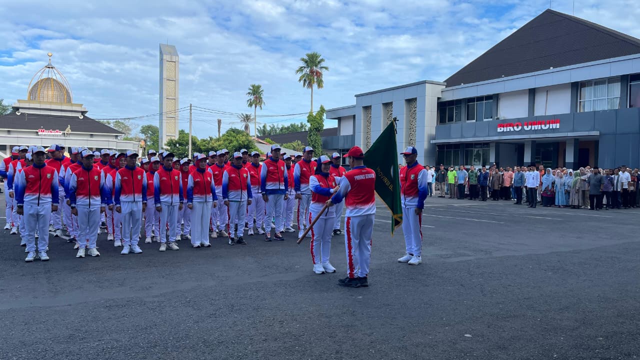 Sekda Provinsi Lepas 92 Kontingen Pornas XVII Korpri, Target Juara