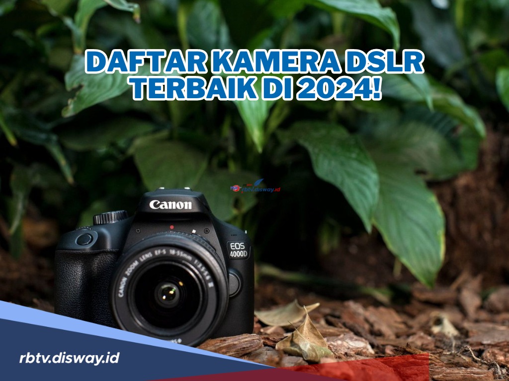 Daftar 6 Kamera DSLR Terbaik di 2024, Murah, Fitur dan Spesifikasinya Berkualitas