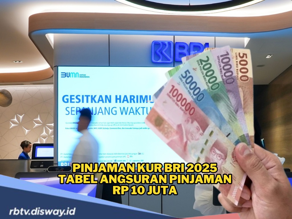 Penyaluran KUR BRI di Januari-Februari 2025 Capai Rp 27,72 Triliun, Ini Tabel Angsuran Pinjaman Rp 10 Juta