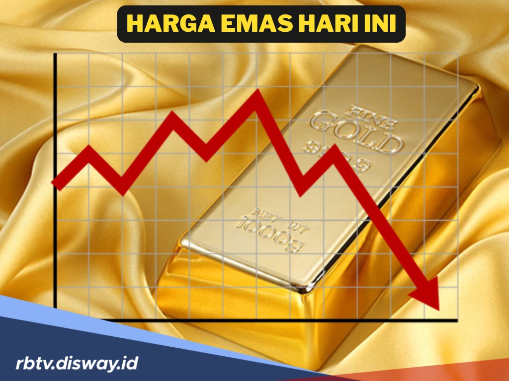 Harga Emas Hari Ini Kompak Anjlok, Antam Masih Menguasai Pasar!