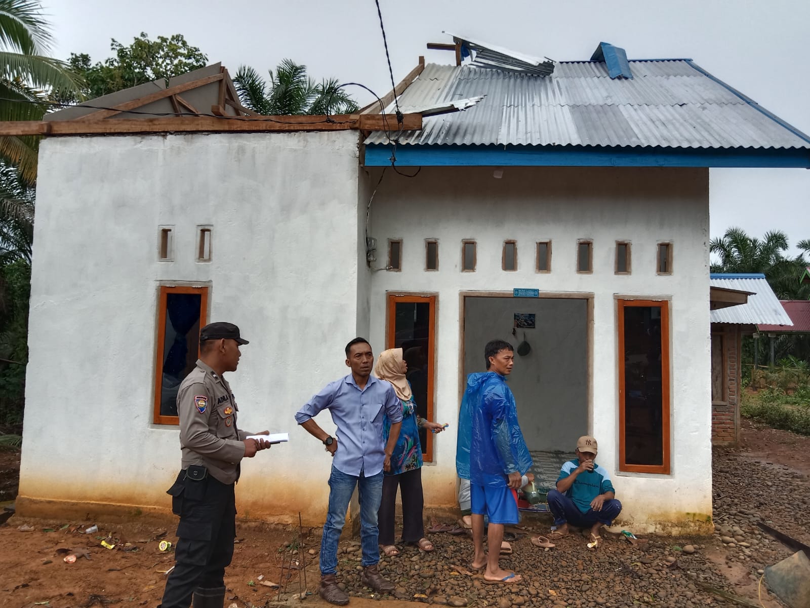 5 Rumah di Giri Mulya Rusak Diterjang Puting Beliung