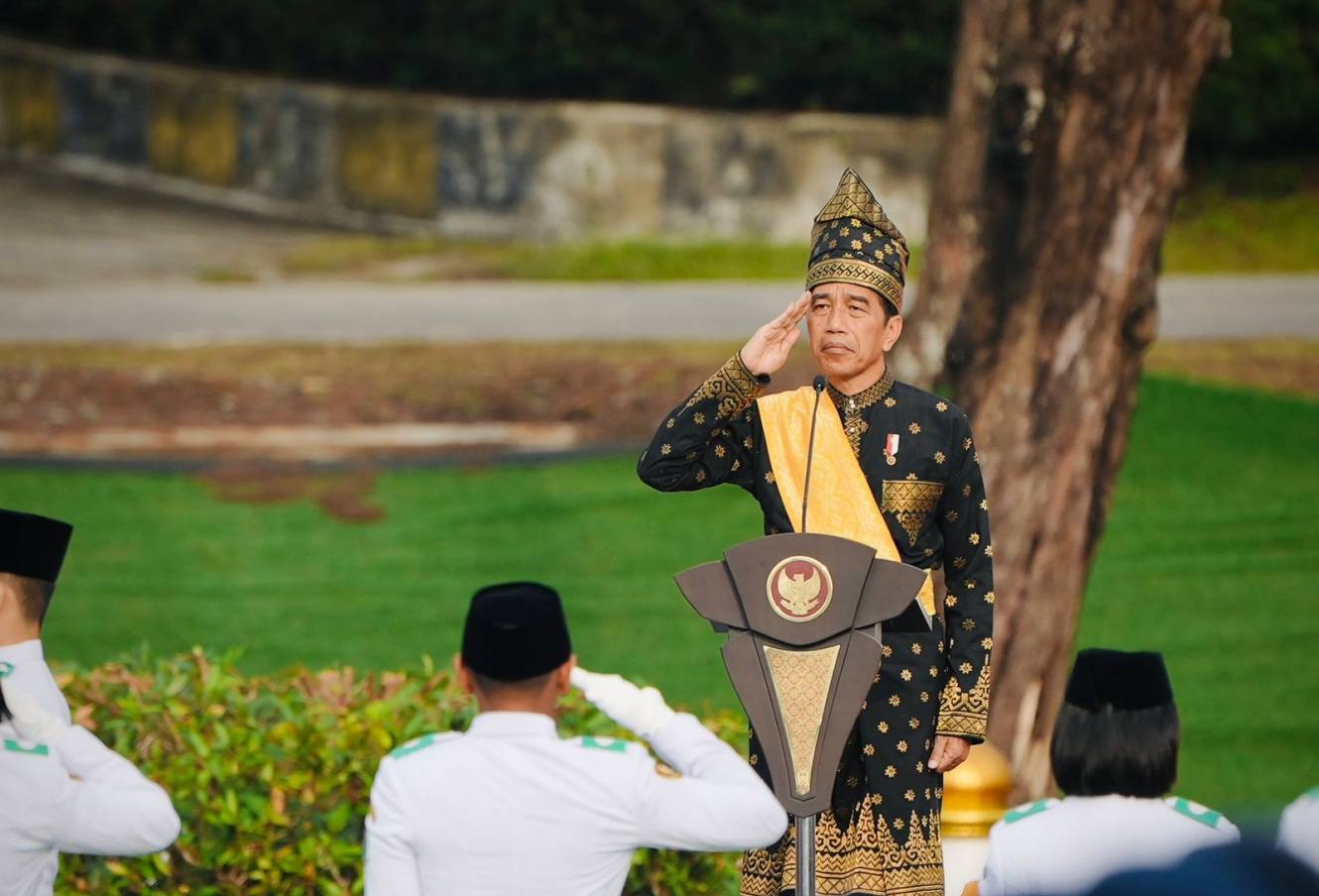 Upacara Hari Lahir Pancasila Tahun 2024 di Lapangan Garuda Pertamina Hulu Rokan Dumai