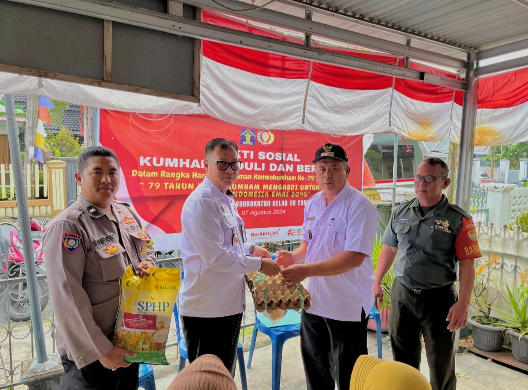 Hari Pengayoman Ke-79, Lapas Curup Laksanakan Bakti Sosial Kumham Peduli Dan Berbagi