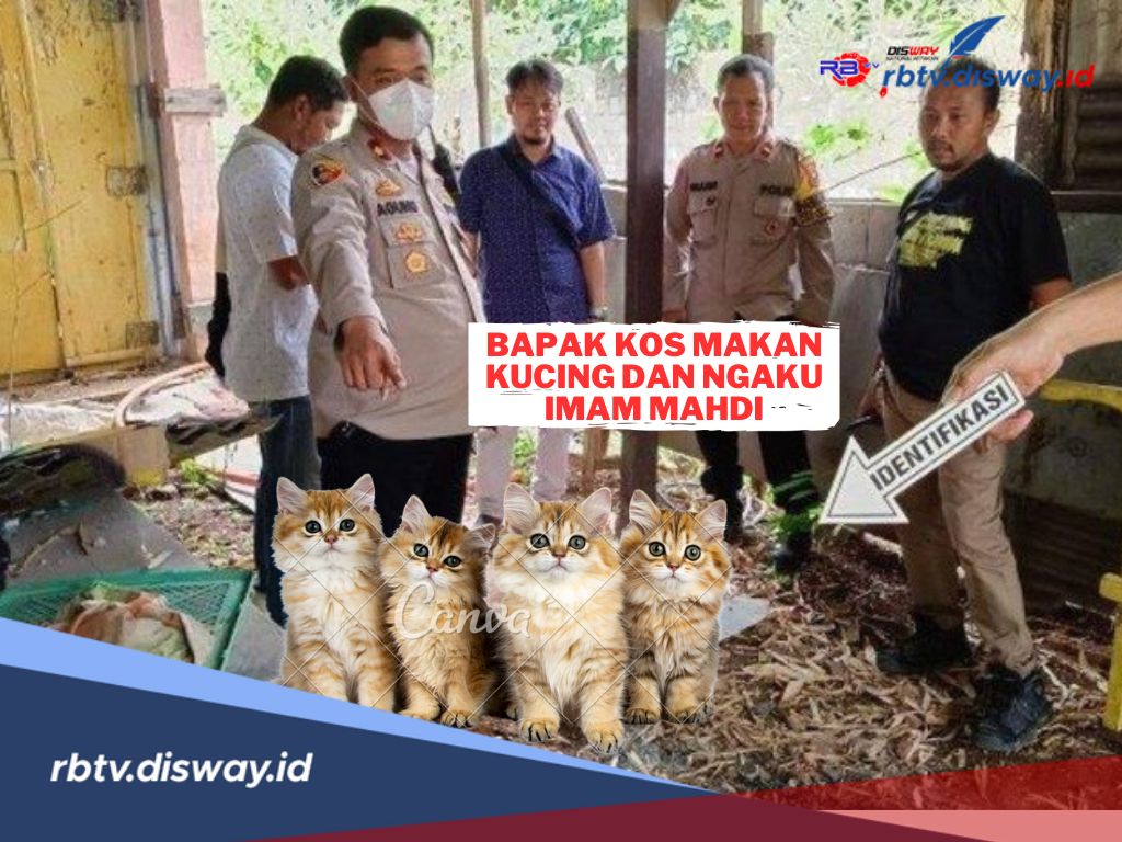 Viral! Bapak Pemilik Kos Makan Kucing dan Ngaku sebagai Imam Mahdi