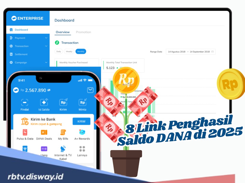 Aman dan Terpercaya, Ini 8 Link Penghasil Saldo DANA di 2025, Gratis dan Langsung Cair ke E-Wallet