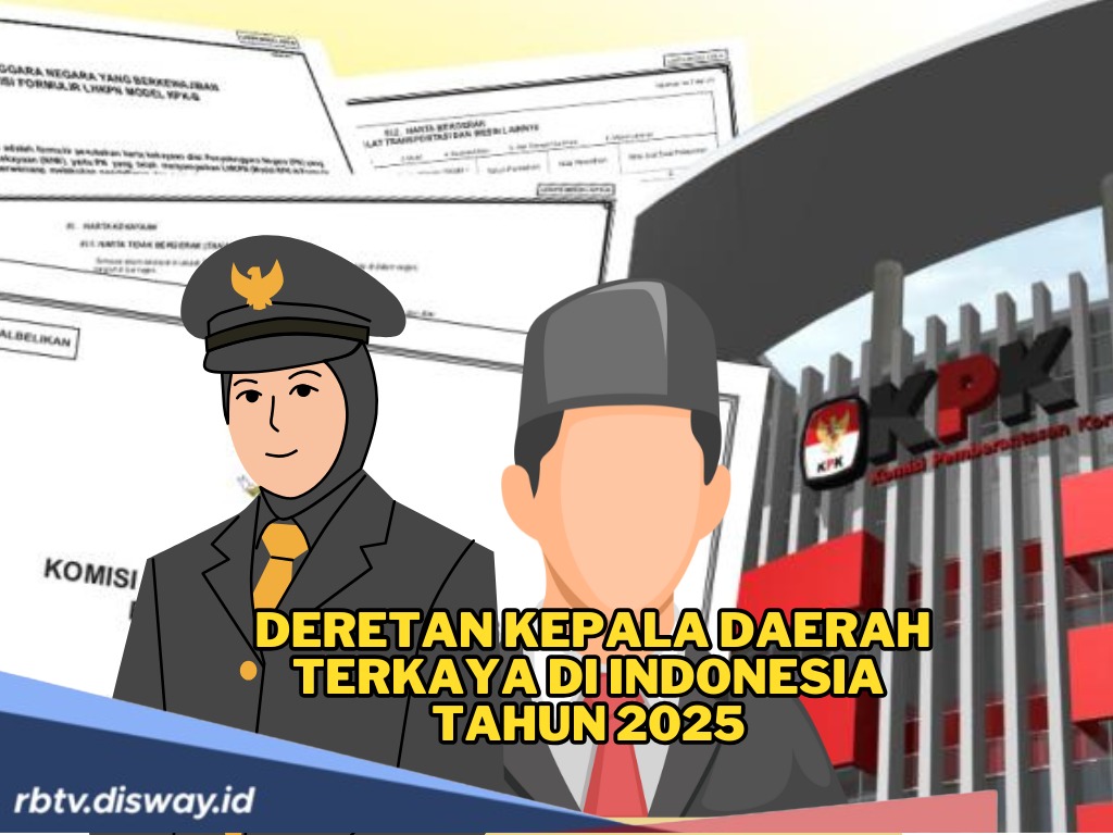 Fantastis! Ini Deretan Kepala Daerah Terkaya di Indonesia Tahun 2025, Ada yang Capai Rp 700 M!